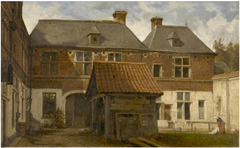 Sint-Annagodshuis in the Otto Veniusstraat, Antwerp by Hendrik Frans Schaefels