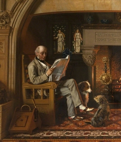 Sir William George Armstrong, 1st Baron Armstrong of Cragside (1810-1900), in the Inglenook at Cragside by Henry Hetherington Emmerson