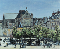 St. Germain l'Auxerrois by Claude Monet