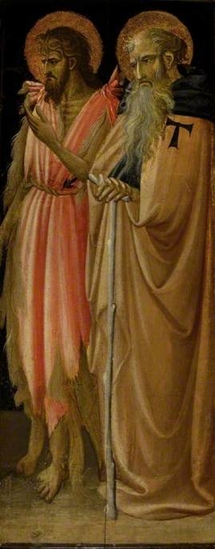 St John the Baptist and St Anthony Abbot; reverse, Pietà by Giovanni dal Ponte