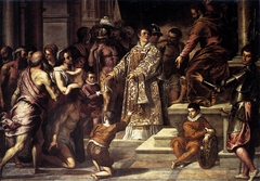 St Lawrence Giving the Wealth to the Poor