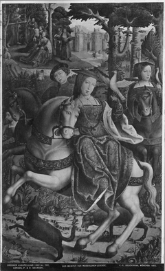 St. Mary Magdalene hunting before her conversion by Master of the Legend of the Magdalen