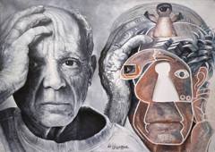 Study for a Portrait of Picasso #1 by William Rafael Marquina Buitrago