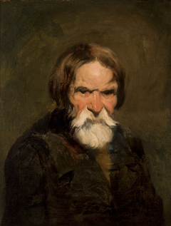 Study of a Bearded Peasant by Piotr Michałowski