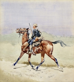 The Advance Guard by Frederic Remington