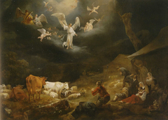 The Annunciation to the Shepherds by Nicolaes Pieterszoon Berchem
