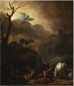 The Annunciation to the Shepherds by Philips Wouwerman
