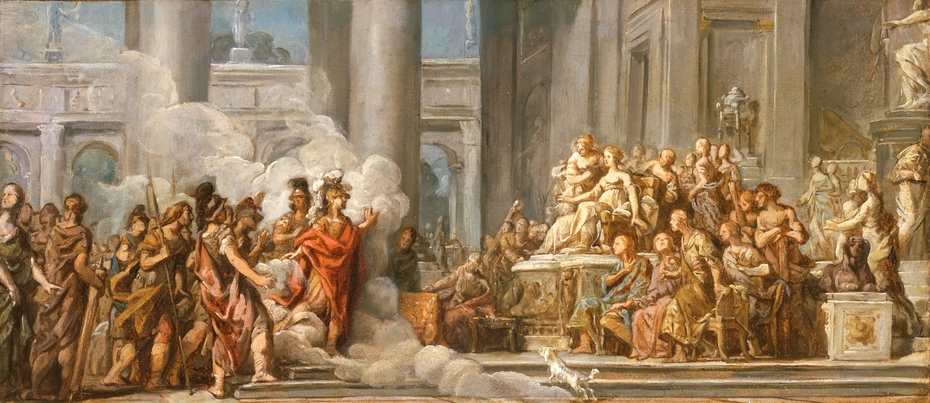 The Arrival of Aeneas in Carthage