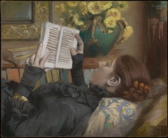 The Artist's Wife (Périe, 1849–1887) Reading
