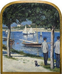 The bank of the Seine at Petit Gennevilliers