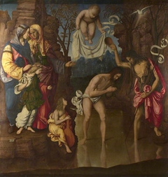 The Baptism of Christ by Francesco da Cotignola
