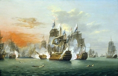 The Battle of the Saints, 12 April 1782 by Thomas Luny