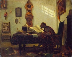 The Bookworm by Alexandre-Gabriel Decamps