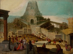 The Building of the Tower of Babel by Anonymous