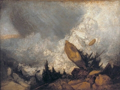 The Fall of an Avalanche in the Grisons by J. M. W. Turner