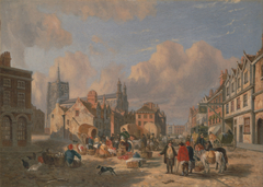 The Haymarket, Norwich by David Hodgson 1798