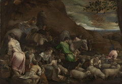The Journey of Jacob by Jacopo Bassano
