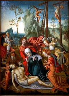 The Lamentation over the Dead Christ by Master of the Von Groote Adoration