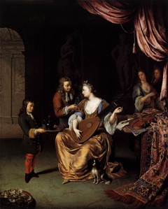 The Lute Player by Willem van Mieris