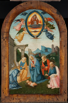 The Madonna and Four Saints Adoring the Infant Jesus