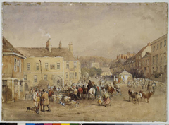 The Market Place , Faringdon by David Cox Jr