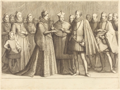 The Marriage of Ferdinando and Christine of Lorraine by Jacques Callot
