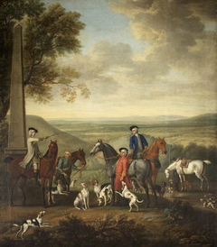 The Meet of a Hunt with Henry II Hoare (1705 - 1785) by John Wootton