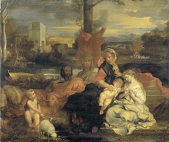The Mystic Marriage of St Catherine by Unknown Artist