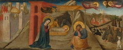 The Nativity and the Annunciation to the Shepherds by Bicci di Lorenzo