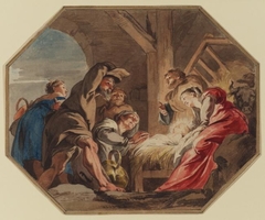 The nativity (Gospel of Luke 2: 1-21) by Jacob de Wit