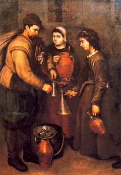 The Olive oil vendor by Antonio de Puga