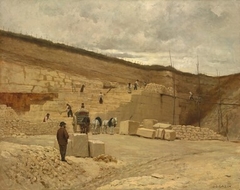 The Quarry of Monsieur Pascal near Nanterre by Jean-Charles Cazin