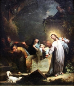 The Raising of Lazarus by Johann Georg Trautmann