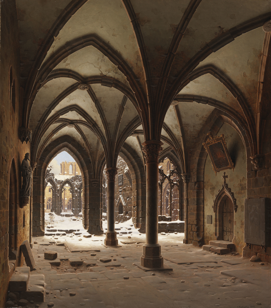 The Ruins of Walkenried Abbey in Winter