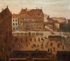 The sack of Hotel de Ville on 21 July 1789 by Unknown Artist