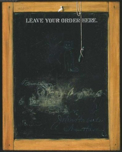 The Slate "Leave your order here" by John Haberle