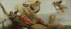 The Sleeping Rinaldo Crowned with Flowers by Armida (formerly entitled Sleeping Mars)