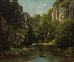 The Stream of the Black Well by Gustave Courbet