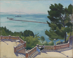 The Terrace, L'Estaque by Albert Marquet