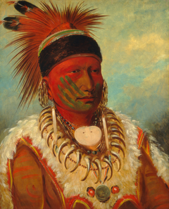 The White Cloud, Head Chief of the Iowas by George Catlin