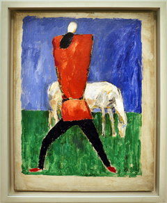 The white horse by Kazimir Malevich