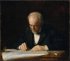 The Writing Master by Thomas Eakins