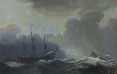 Three Ships in a Squall
