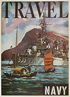 Travel Navy by Lou Nolan