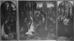 Triptych - Adoration, Nativity and Presentation in the Temple