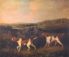 Two Pointers in a Landscape by Henry Bernard Chalon