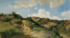 Ungarische Landschaft by August Schaeffer von Wienwald