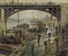 The Coalmen by Claude Monet