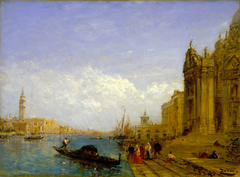 Venetian Scene by Félix Ziem