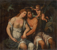 Venus and Adonis by Paris Bordone